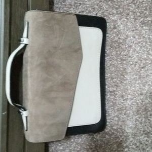 Botkier handbag suede leather flap